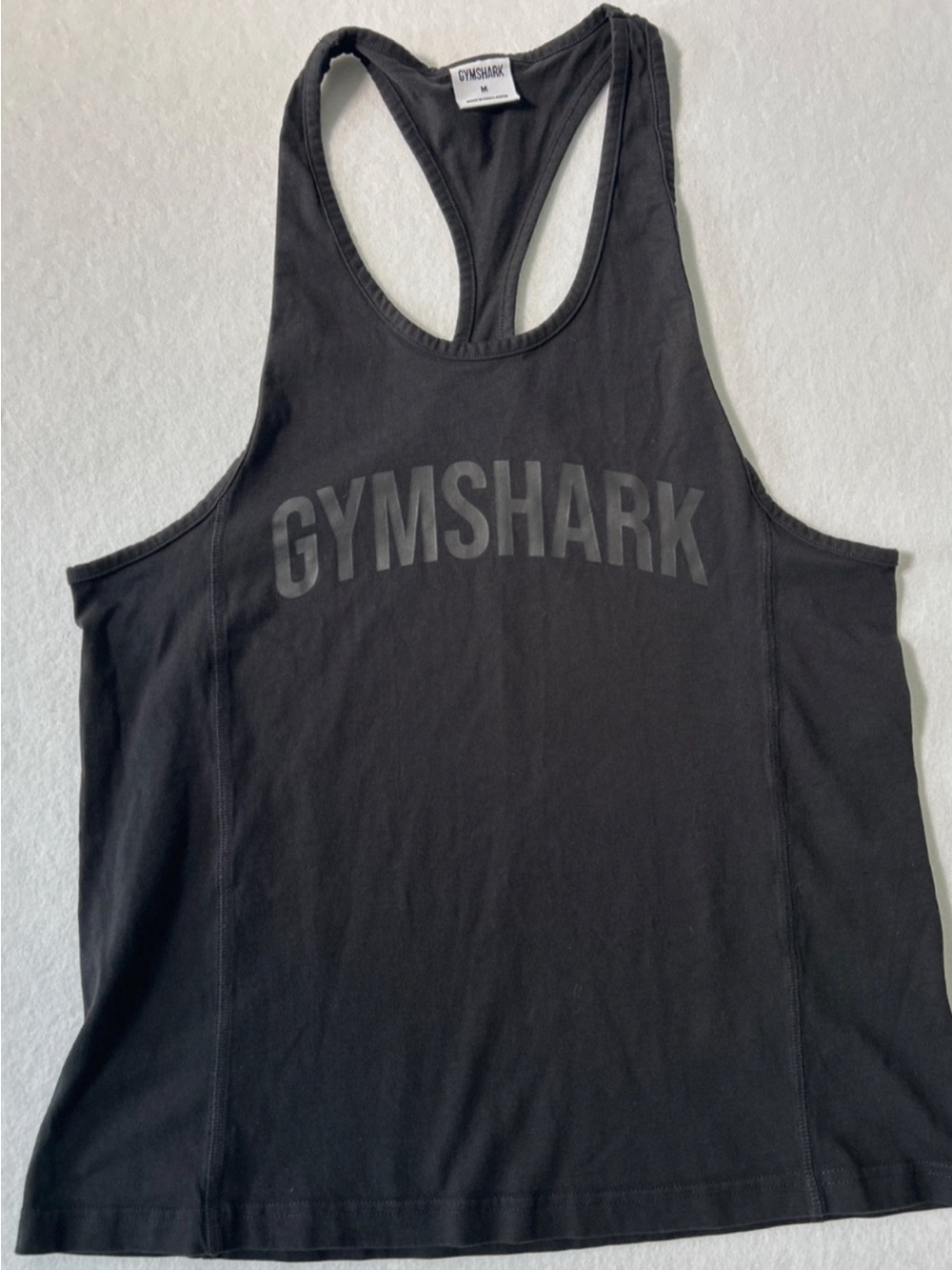 Gymshark Black Racerback Muscle Training Tank Top Men’s Medium